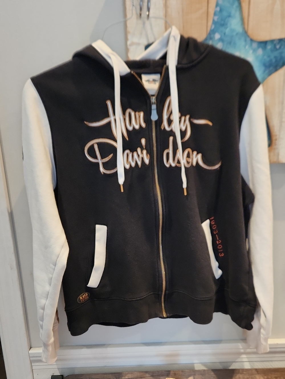 Harley-Davidson 110 Year Anniversary 1903-2013 Women's Sz 1W Sweatshirt